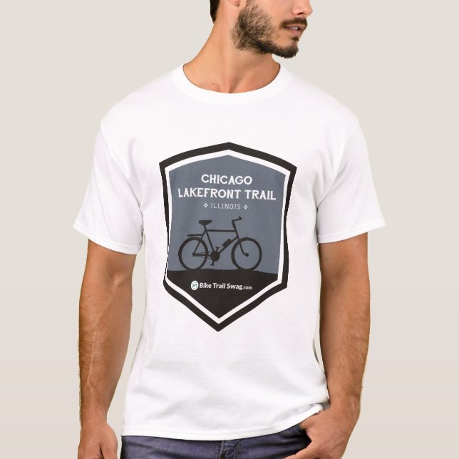 T-shirt Traînée de bord du lac de Chicago (Devant)