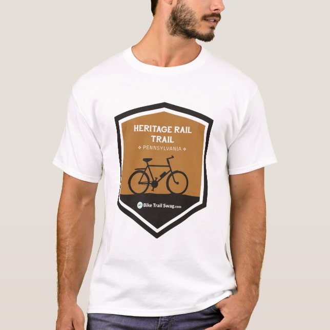T-shirt Traînée de rail d'héritage (Devant)
