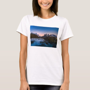 T-shirt Traînées d'étoile au-dessus de Torres Del Paine
