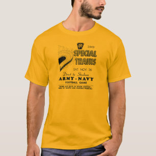 T-shirt Trains de jeu de marine d'armée par
