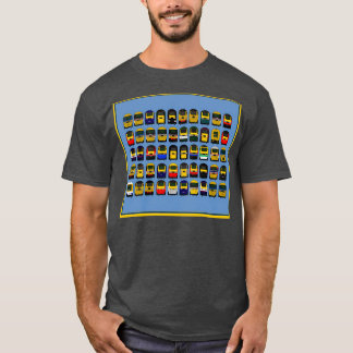 T-SHIRT TRAINS DE L'INTERCITÉ DE TVH 125