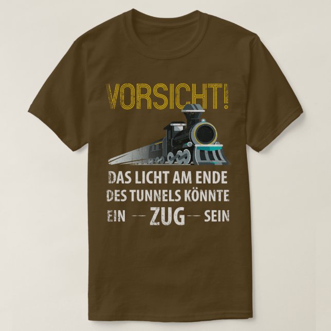 T-shirt Trains pour conducteurs de train (Design devant)