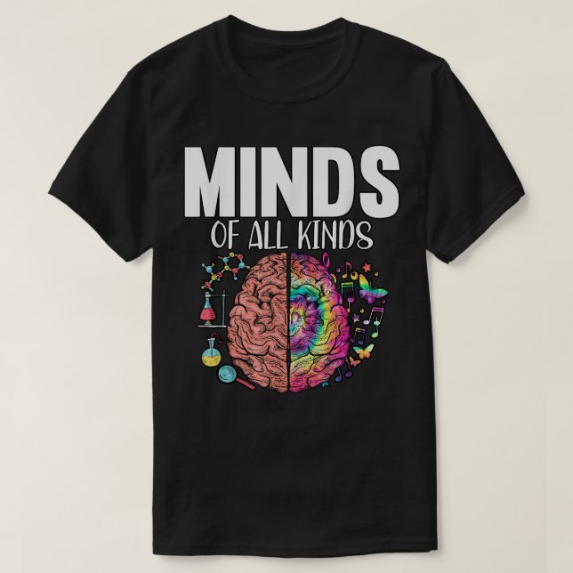 T-shirt Trait ADHD De Toutes Sortes (Design devant)