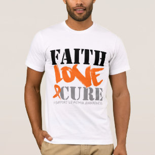 T-shirt Traitement d'amour de foi de leucémie
