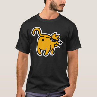 T-shirt Traiter avec It Glasses Mème Drôle Chat Butt in Fa