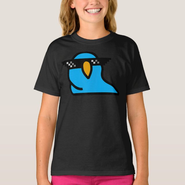 T-shirt Traiter Avec Son Parrot De Fête | Art Cool Geek  (Devant)
