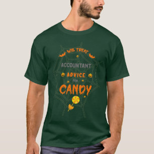 T-shirt Traitera Les Conseils De Comptable Pour Candy Funn