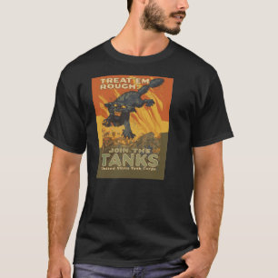 T-shirt Traitez la fin de support rugueuse joignent des