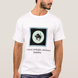 T-shirt Traits zodiaques : Taurus