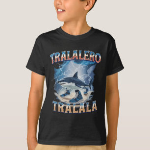 T-shirt Tralalero Tralala Drôle Requin Italien Brainrot Me