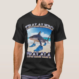 T-shirt Tralalero Tralala Requin Mème Brainrot Italien
