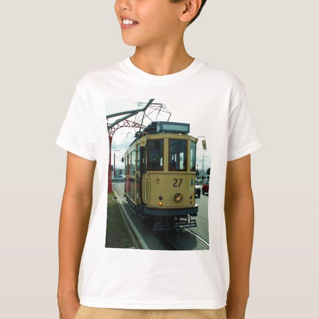 T-shirt Tram britannique classique (Devant)