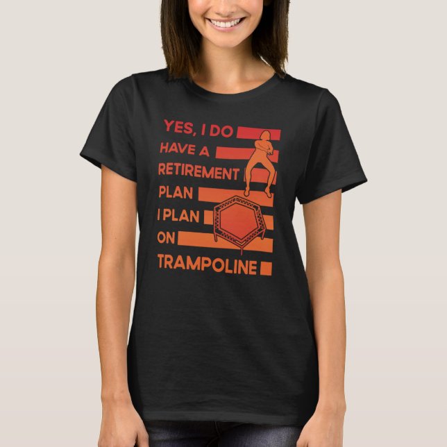 T-shirt Trampoline Jumping Trampoline Gymnastics  22 (Devant)