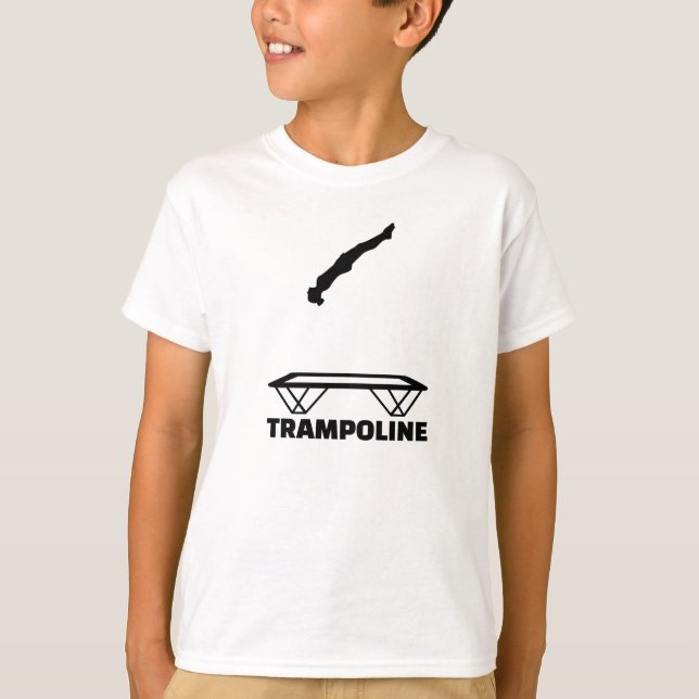T-shirt Trampolinist de trempoline (Devant)