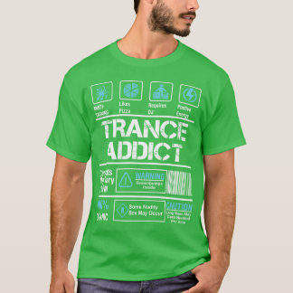 T-shirt Trance Addict rétro