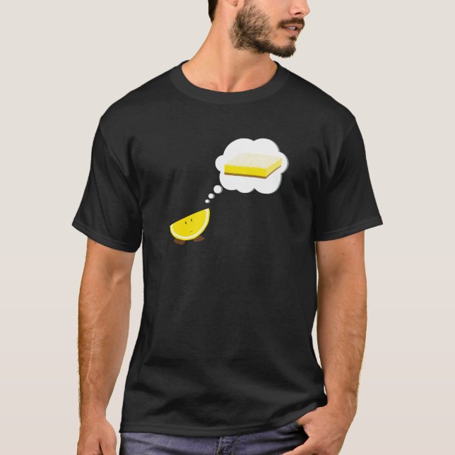 T-shirt Tranche de citron pensant à la barre de citron (Devant)