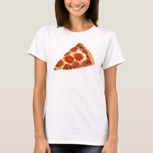T-shirt Tranche de pizza pepperoni classique de SlipperyJo