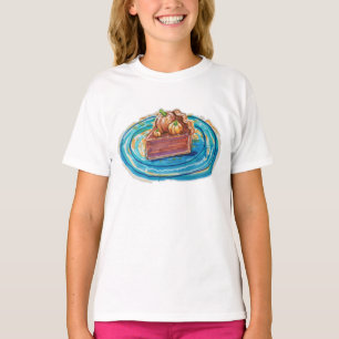 T-shirt Tranche de tarte à la citrouille