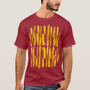 T-shirt Tranché et découpé - Ambre sur foncé