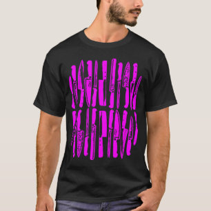 T-shirt Tranché et épicé - Magenta sur foncé