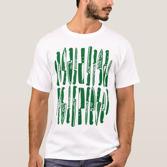 T-shirt Tranché et épicé - vert de la forêt (Devant)