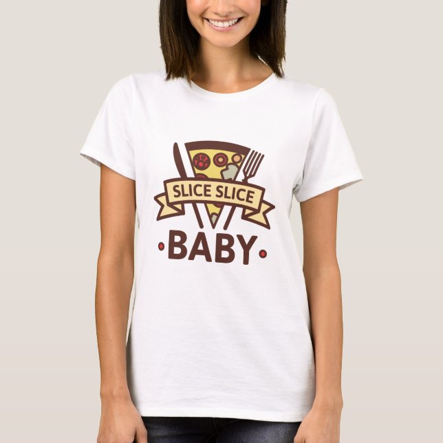 T-shirt Trancher Bébé tranche (Devant)