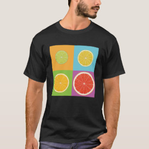 T-shirt Tranches d'agrumes de citron citron citron citron 