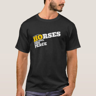 T-shirt Tranquillité Équine Trouver la Paix et la Connexio