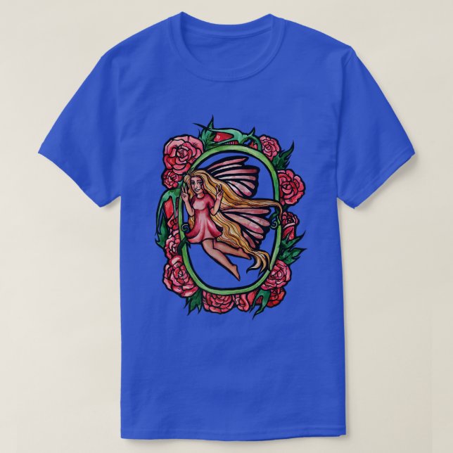 T-shirt Tranquillité Fée Pacifique Rose JardinT-shirt (Design devant)