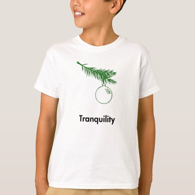 T-shirt Tranquillité ornementale (Devant)