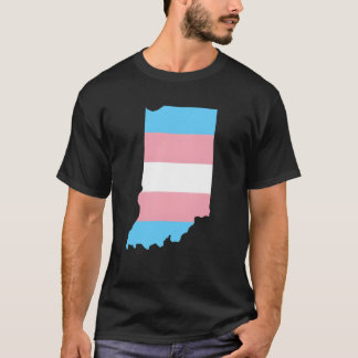 T-shirt Trans Flag Indiana LGBT Pride Support friends