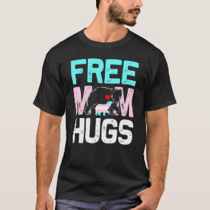 T-shirt Trans Free Mama Hugs Transgender Proud Maman Ally