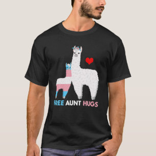 T-shirt Trans Llama Tante Libre Hugs Fier Ally Transgenre