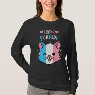 T-shirt Trans Purride Cat Lgbt Drapeau Transgenre Sunglass