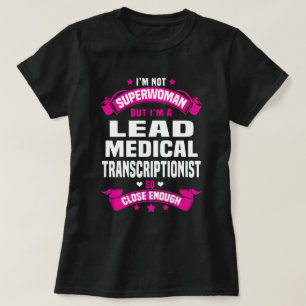 T-shirt Transcriptionniste Médicale