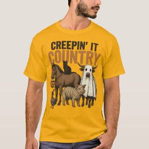 T-shirt Transfert Thermique DTF Crépin' Country en détress