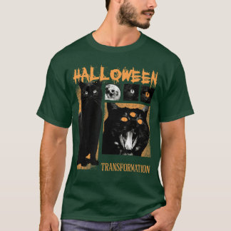 T-shirt Transformation d'HalloweenChat à Troisième Œil Hor