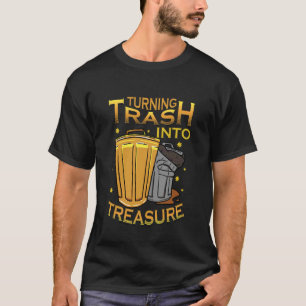T-shirt Transforme les déchets en trésor recyclé