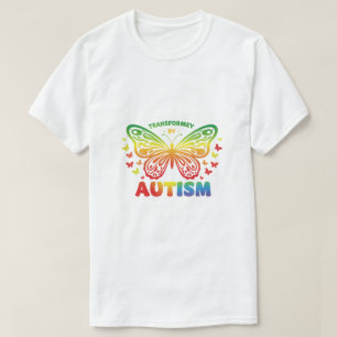T-shirt Transformé par l'autisme - Colorée Butterfly Award