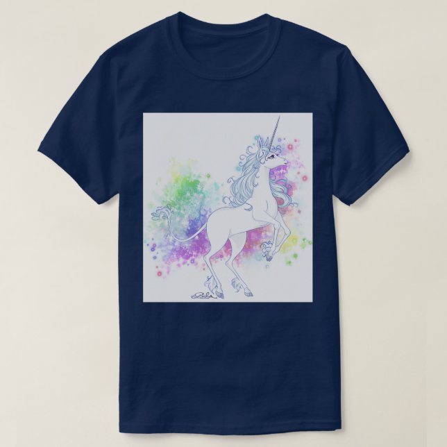 T-shirt Transformer le triblend unicorne (Design devant)
