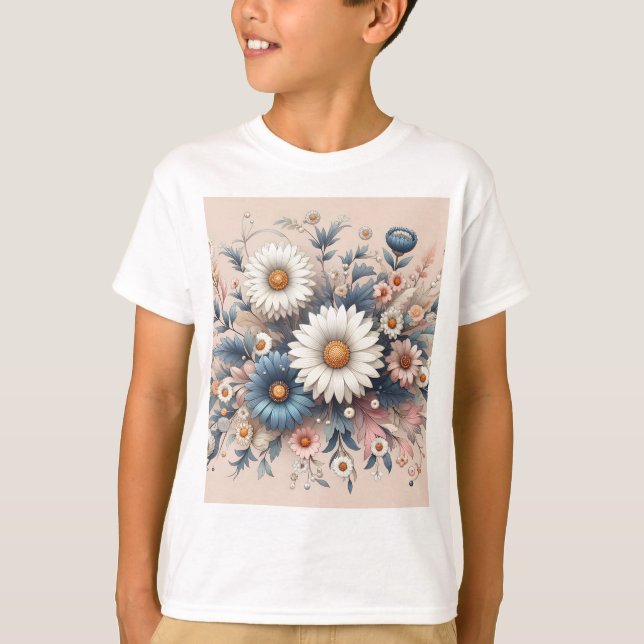 T-shirt Transformez votre espace avec une élégante flore d (Devant)
