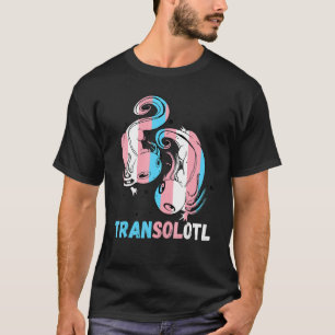 T-shirt Transgender Axolotl Transsexual Flag Lgbtq Trans P
