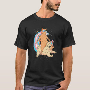 T-shirt Transgenre Cat Trans Pride Carlin Transsexuel Drap