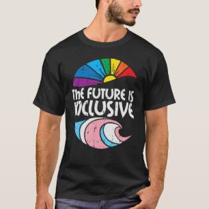 T-shirt Transgenre Futur Inclusif Trans Pride Hommes Lgbt