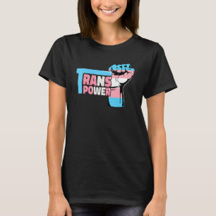 T-shirt Transgenre Handfist Power Trans Pride Transsexuel