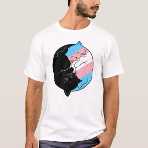 T-shirt Transgenre LGBTQ Mois de fierté subtile Yin Yang