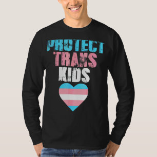 T-shirt Transgenre Protéger les enfants trans Lgbtq Queer
