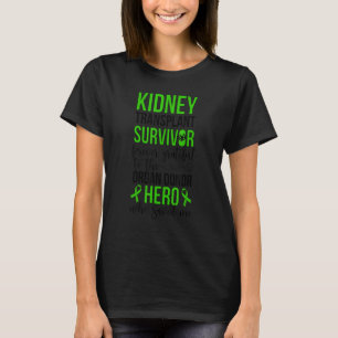 T-shirt Transplantage du rein Survivant Orgue Donateur Rei