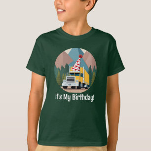 T-shirt Transport Camion Anniversaire 18e Jour Amusant