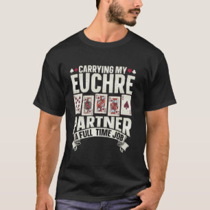 T-shirt Transportant mon partenaire de Euchre
